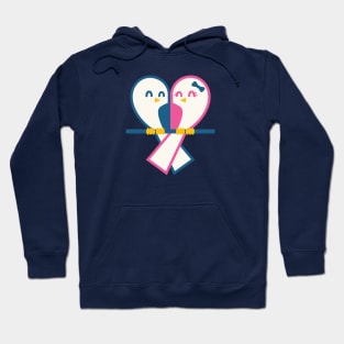 Lovely Bird Couple Hoodie